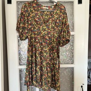 Doen Emilia Puff Sleeve Dress, Medium, EUC